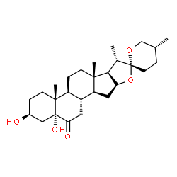 ChemSpider 2D Image | 5?-hydroxy laxogenin | C27H42O5