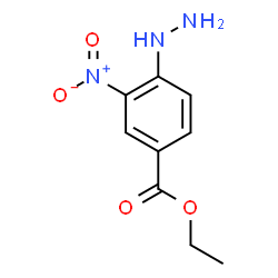 ChemSpider 2D Image | Ethyl 4-hydrazino-3-nitrobenzoate | C9H11N3O4