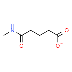 ChemSpider 2D Image | 5-(Methylamino)-5-oxopentanoate | C6H10NO3