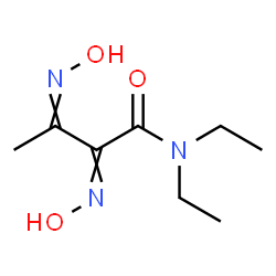 ChemSpider 2D Image | N,N-Diethyl-2,3-bis(hydroxyimino)butanamide | C8H15N3O3