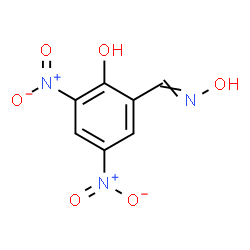 ChemSpider 2D Image | 2-[(Hydroxyimino)methyl]-4,6-dinitrophenol | C7H5N3O6