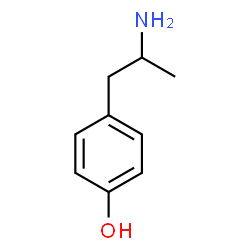 ChemSpider 2D Image | Hydroxyamphetamine | C9H13NO