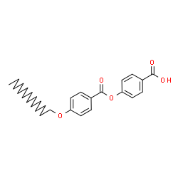 ChemSpider 2D Image | 4-{[4-(Hexadecyloxy)benzoyl]oxy}benzoic acid | C30H42O5