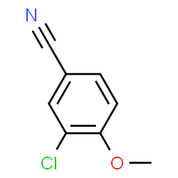 ChemSpider 2D Image | 3-Chloro-4-methoxybenzonitrile | C8H6ClNO