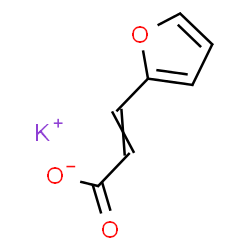 ChemSpider 2D Image | Potassium 3-(2-furyl)acrylate | C7H5KO3