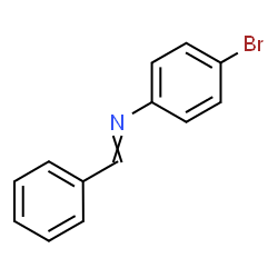 ChemSpider 2D Image | N-(4-bromophenyl)-1-phenylmethanimine | C13H10BrN