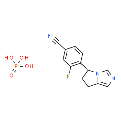 ChemSpider 2D Image | osilodrostat phosphate | C13H13FN3O4P