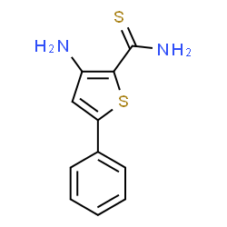 ChemSpider 2D Image | 3-Amino-5-phenyl-2-thiophenecarbothioamide | C11H10N2S2