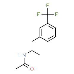 ChemSpider 2D Image | N-{1-[3-(Trifluoromethyl)phenyl]-2-propanyl}acetamide | C12H14F3NO