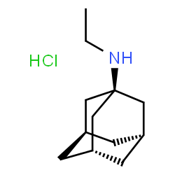 ChemSpider 2D Image | (3s,5s,7s)-N-Ethyl-1-adamantanamine hydrochloride (1:1) | C12H22ClN