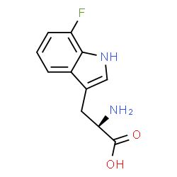 ChemSpider 2D Image | 7-Fluorotryptophan | C11H11FN2O2