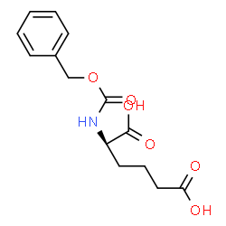 ChemSpider 2D Image | (2R)-2-{[(Benzyloxy)carbonyl]amino}hexanedioic acid | C14H17NO6