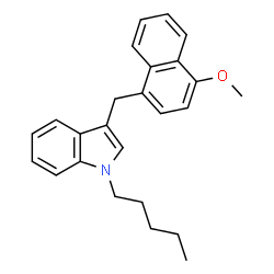 ChemSpider 2D Image | JWH-185 | C25H27NO