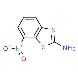 ChemSpider 2D Image | 2-Benzothiazolamine,7-nitro- | C7H5N3O2S