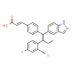 ChemSpider 2D Image | Brilanestrant | C26H20ClFN2O2