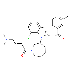 ChemSpider 2D Image | nazartinib | C26H31ClN6O2