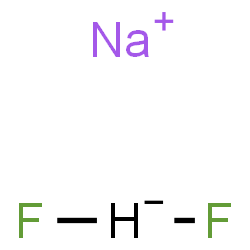 ChemSpider 2D Image | Sodium bifluoride | H2F2Na