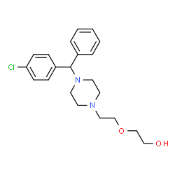 ChemSpider 2D Image | Hydroxyzine | C21H27ClN2O2
