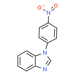 ChemSpider 2D Image | 1-(4-nitrophenyl)-1,3-benzodiazole | C13H9N3O2