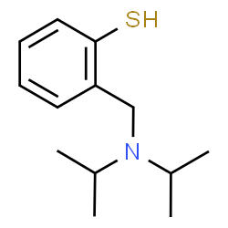 ChemSpider 2D Image | 2-[(Diisopropylamino)methyl]benzenethiol | C13H21NS