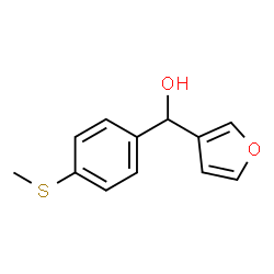 ChemSpider 2D Image | 3-Furyl[4-(methylsulfanyl)phenyl]methanol | C12H12O2S