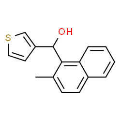 ChemSpider 2D Image | (2-Methyl-1-naphthyl)(3-thienyl)methanol | C16H14OS
