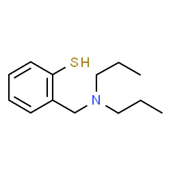 ChemSpider 2D Image | 2-[(Dipropylamino)methyl]benzenethiol | C13H21NS