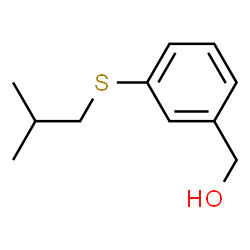 ChemSpider 2D Image | [3-(Isobutylsulfanyl)phenyl]methanol | C11H16OS