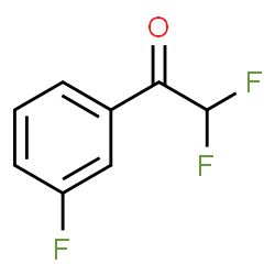 ChemSpider 2D Image | 2,2-Difluoro-1-(3-fluorophenyl)ethanone | C8H5F3O