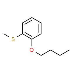 ChemSpider 2D Image | 1-Butoxy-2-(methylsulfanyl)benzene | C11H16OS
