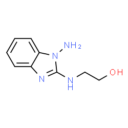 ChemSpider 2D Image | 2-[(1-Amino-1H-benzimidazol-2-yl)amino]ethanol | C9H12N4O