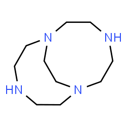 ChemSpider 2D Image | 1,4,7,10-Tetraazabicyclo[5.5.2]tetradecane | C10H22N4