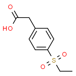 ChemSpider 2D Image | [4-(Ethylsulfonyl)phenyl]acetic acid | C10H12O4S