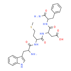 ChemSpider 2D Image | Tryptophylmethionyl-alpha-aspartylphenylalaninamide | C29H36N6O6S