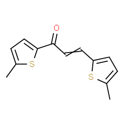 ChemSpider 2D Image | 1,3-Bis(5-methyl-2-thienyl)-2-propen-1-one | C13H12OS2