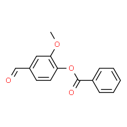 ChemSpider 2D Image | 4-Formyl-2-methoxyphenyl benzoate | C15H12O4
