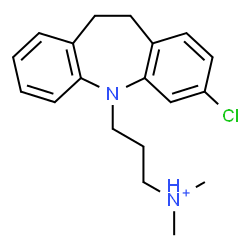 ChemSpider 2D Image | clomipramine(1+) | C19H24ClN2
