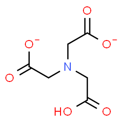 ChemSpider 2D Image | [(Carboxylatomethyl)(carboxymethyl)amino]acetate | C6H7NO6
