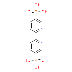 ChemSpider 2D Image | 2,2'-Bipyridin-5,5'-diylbis(phosphonosäure) | C10H10N2O6P2
