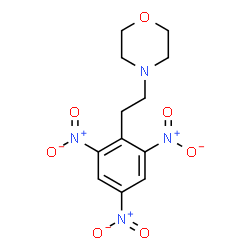 ChemSpider 2D Image | 4-[2-(2,4,6-Trinitrophenyl)ethyl]morpholine | C12H14N4O7