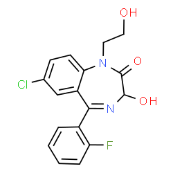 ChemSpider 2D Image | doxefazepam | C17H14ClFN2O3