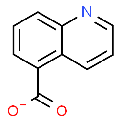 ChemSpider 2D Image | 5-Quinolinecarboxylate | C10H6NO2
