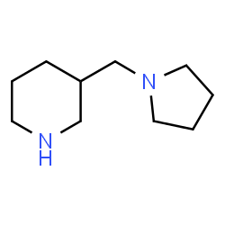 ChemSpider 2D Image | 3-(1-Pyrrolidinylmethyl)piperidine | C10H20N2