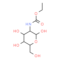 ChemSpider 2D Image | 2-Deoxy-2-[(ethoxycarbonyl)amino]hexopyranose | C9H17NO7