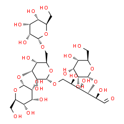 ChemSpider 2D Image | alpha-D-Allopyranosyl-(1->3)-[alpha-D-allopyranosyl-(1->3)-[alpha-D-allopyranosyl-(1->6)]-alpha-D-allopyranosyl-(1->6)]-D-mannose | C30H52O26