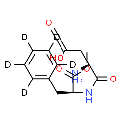 ChemSpider 2D Image | Methyl L-alpha-aspartyl(2,3,4,5,6-~2~H_5_)phenylalaninate | C14H13D5N2O5