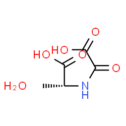 ChemSpider 2D Image | N-(Carboxycarbonyl)-D-alanine hydrate (1:1) | C5H9NO6