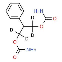 ChemSpider 2D Image | Felbamate-d4 | C11H10D4N2O4