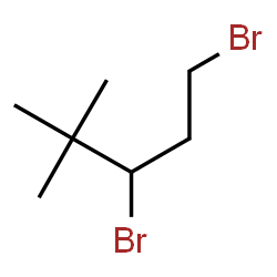 ChemSpider 2D Image | 1,3-Dibromo-4,4-dimethylpentane | C7H14Br2