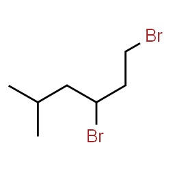 ChemSpider 2D Image | 1,3-Dibromo-5-methylhexane | C7H14Br2